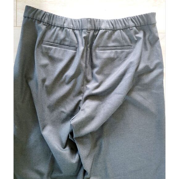 J. Jill 18 Wide Leg Crop‎ Pants Gray Lavarock Stretchy Zip Hook Pckts 1X NEW - Picture 5 of 7